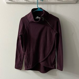 Athleta Cozy Karma Asymm pullover XSMALL